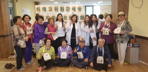 작업치료과, 지역사회 치매환자를 위한 인지프로그램 자원봉사